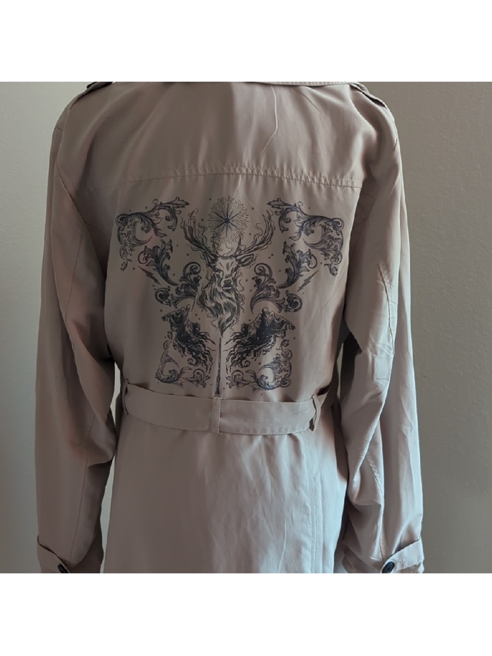 LIKE NEW Torrid Harry Potter Patronus Trench Coat